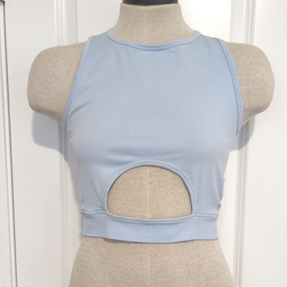 Aura Athletica Womens Athletic Sports Bra Top Style SAWB 460- Blue Size M/L - Picture 1 of 7